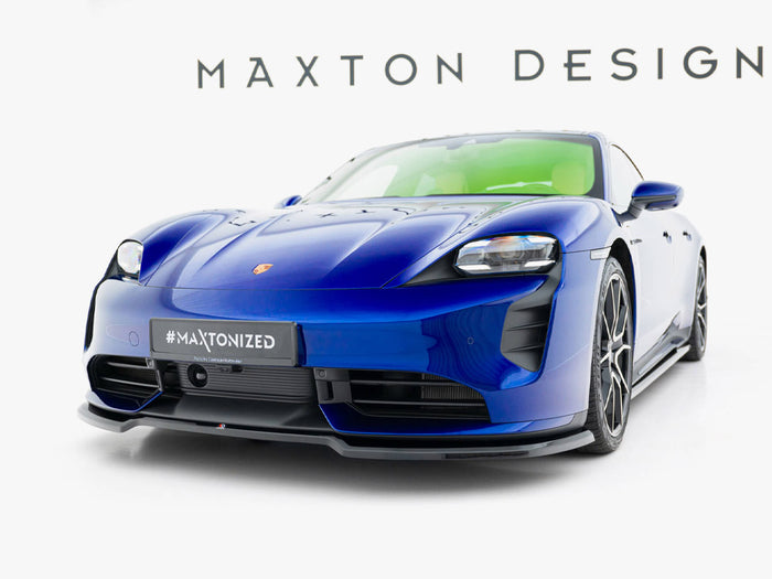 Porsche Taycan Turbo S Mk1 Front Splitter - Maxton Design