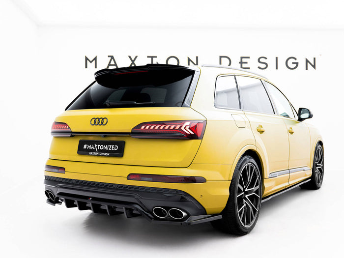 Audi SQ7 Mk2 (4M) Facelift Rear Splitter (Vertical Bars) - Maxton Design