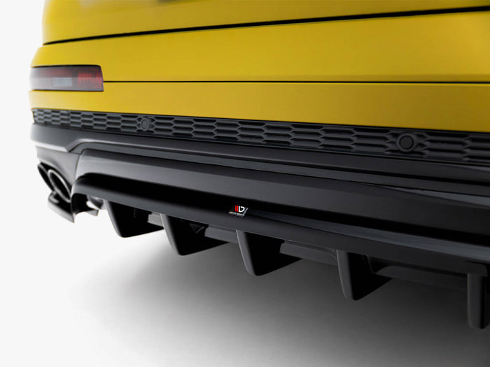 Audi SQ7 Mk2 (4M) Facelift Rear Splitter (Vertical Bars) - Maxton Design