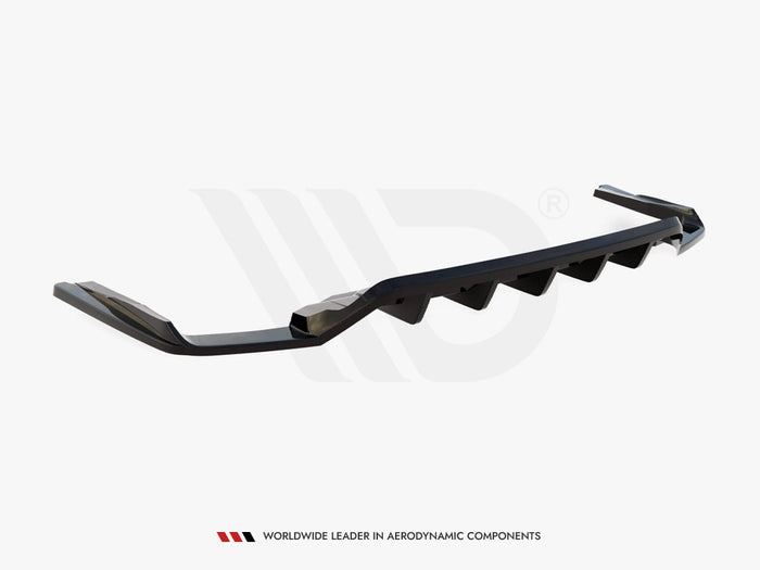 Audi SQ7 Mk2 (4M) Facelift Rear Splitter (Vertical Bars) - Maxton Design