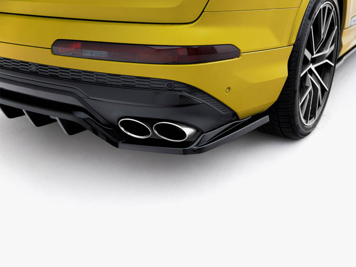 Audi SQ7 Mk2 (4M) Facelift Rear Splitter (Vertical Bars) - Maxton Design