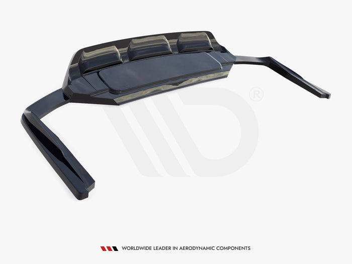 Audi SQ7 Mk2 (4M) Facelift Rear Splitter (Vertical Bars) - Maxton Design
