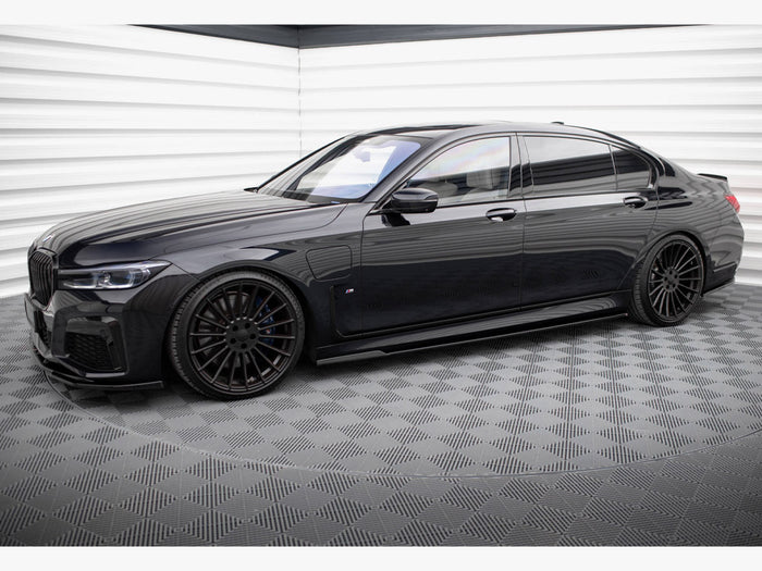 BMW 7 Long M-Pack G12 Side Skirts Diffusers V.2 - Maxton Design