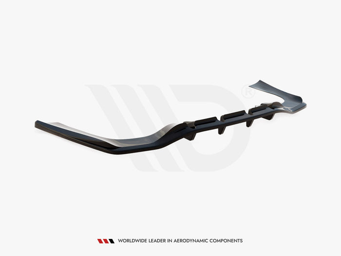Mercedes-AMG CLA 35 / 45 Coupe / Shooting Brake C118 Facelift / X118 Facelift Rear Splitter (Vertical Bars) - Maxton Design