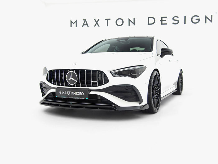 Mercedes-AMG CLA 35 Coupe / Shooting Brake C118 Facelift / X118 Facelift Front Splitter - Maxton Design