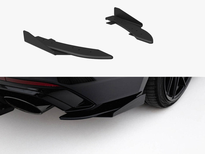 Maxton Design - Street Pro Rear Side Splitters + Flaps Audi RS5 Coupe / Sportback F5