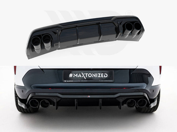 Maxton Design - Rear Valance V.3 + Exhaust Ends Imitation Cupra Formentor Mk1 Facelift