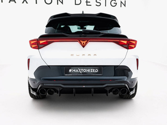 Maxton Design - Rear Valance V.3 + Exhaust Ends Imitation Cupra Formentor Mk1 Facelift