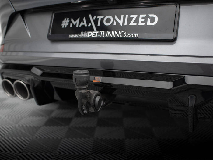 Maxton Design - Rear Valance V.3 + Exhaust Ends Imitation Cupra Formentor Mk1 Facelift