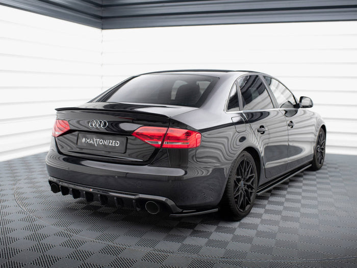 Audi A4 B8 (Version with single exhausts on both sides) Rear Valance - Maxton Design