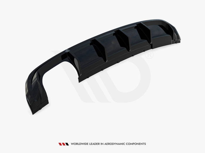 Maxton Design - Rear Valance Audi A3 S-Line Sportback 8V (Version with dual exhausts tips on one side)