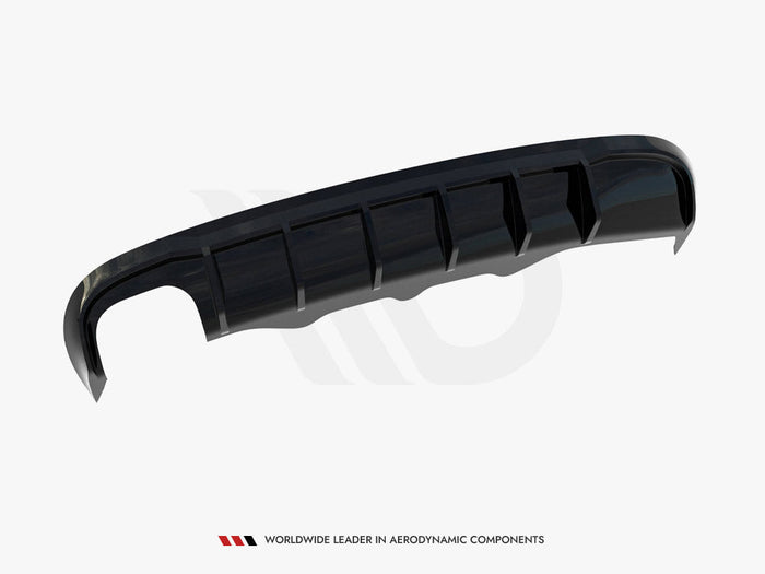 Maxton Design - Rear Valance Audi A5 S-Line Sportback 8T (Version with dual exhaust tips on one side)