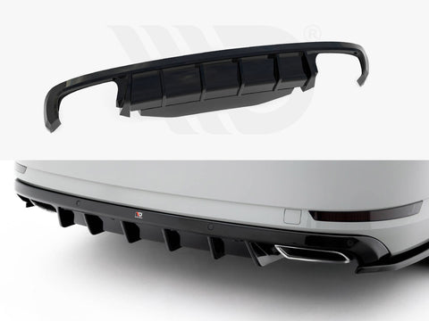 Rear Valance V.2 Skoda Superb Liftback / Combi Mk3 - Maxton Design