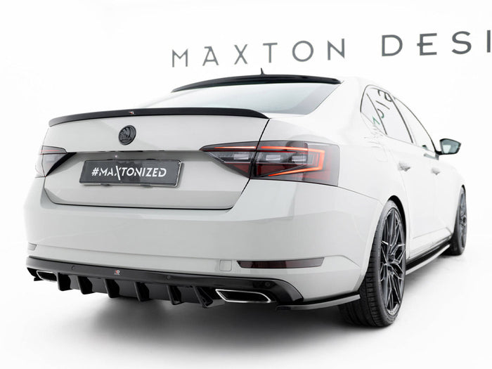 Rear Valance V.2 Skoda Superb Liftback / Combi Mk3 - Maxton Design