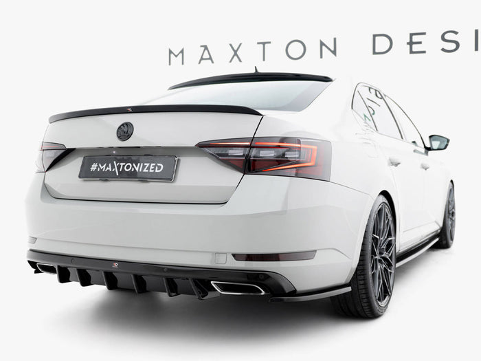 Rear Side Splitters V.3 Skoda Superb Liftback / Combi Mk3 - Maxton Design