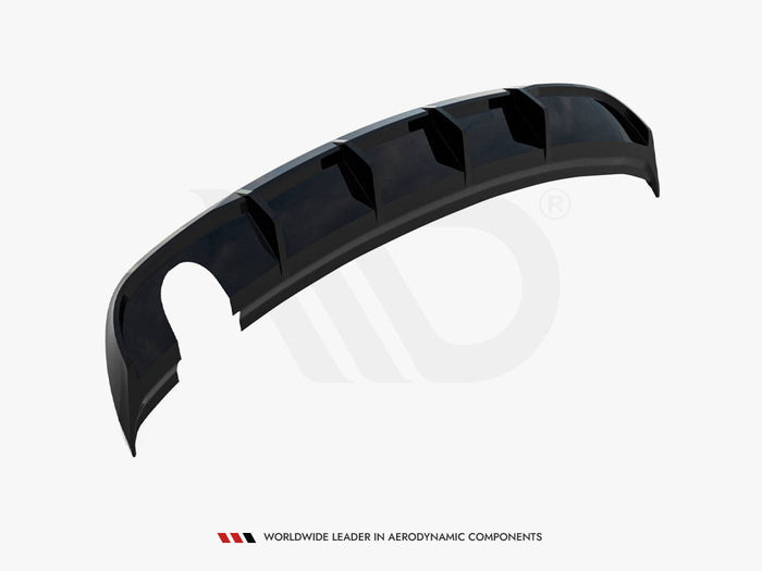 Maxton Design - Rear Valance Audi A3 Sedan 8V Facelift (Version with single exhaust tips on one side)