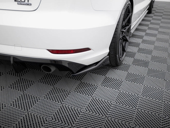 Audi A3 Sedan 8V Facelift Rear Side Splitters V.2 - Maxton Design