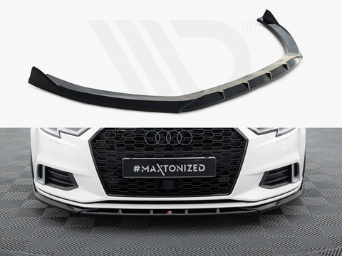 Audi A3 Sedan 8V Facelift Front Splitter - Maxton Design