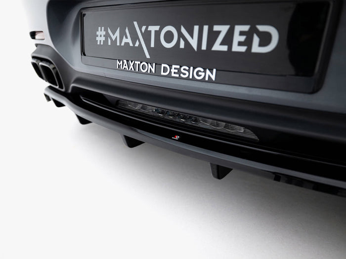 Mercedes-AMG GT C C190 Facelift Rear Splitter (Vertical Bars) - Maxton Design