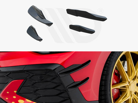 Maxton Design - Front Bumper Wings (Canards) Volkswagen Golf GTI Clubsport Mk8 Facelift