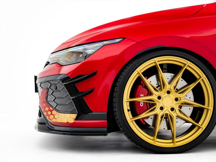 Maxton Design - Front Bumper Wings (Canards) Volkswagen Golf GTI Clubsport Mk8 Facelift