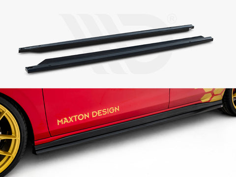 Volkswagen Golf GTI Clubsport Mk8 Facelift Side Skirts Diffusers V.2 - Maxton Design