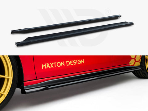 Volkswagen Golf GTI Clubsport Mk8 Facelift Side Skirts Diffusers V.1 - Maxton Design