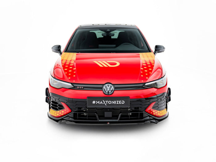 Volkswagen Golf GTI Clubsport Mk8 Facelift Front Splitter V.4 - Maxton Design