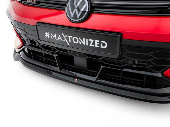 Volkswagen Golf GTI Clubsport Mk8 Facelift Front Splitter V.4 - Maxton Design