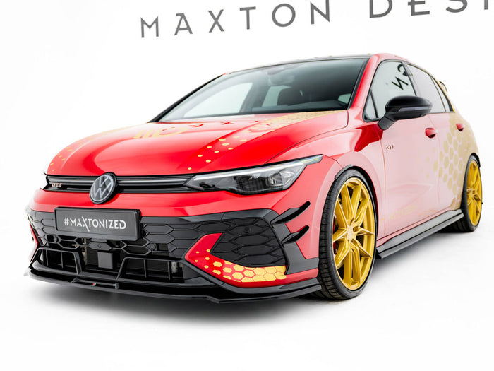 Volkswagen Golf GTI Clubsport Mk8 Facelift Front Splitter V.3 - Maxton Design