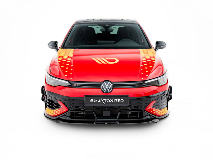 Volkswagen Golf GTI Clubsport Mk8 Facelift Front Splitter V.3 - Maxton Design