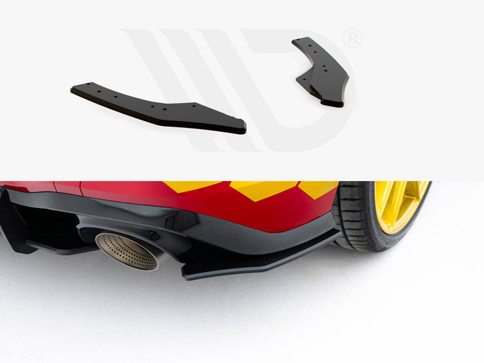 Maxton Design - Street PRO Rear Side Splitters Volkswagen Golf GTI Clubsport Mk8 Facelift