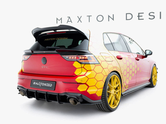 Maxton Design - Street PRO Rear Side Splitters Volkswagen Golf GTI Clubsport Mk8 Facelift