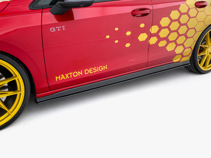 Maxton Design - Street Pro Side Skirts Diffusers Volkswagen Golf GTI Clubsport Mk8 Facelift
