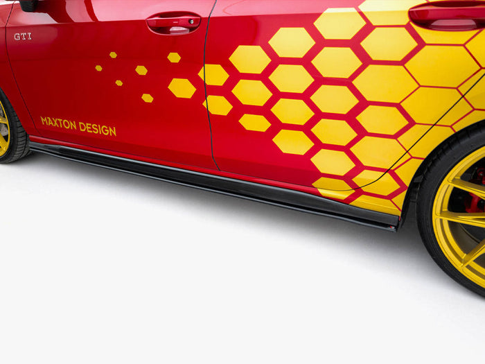 Maxton Design - Street Pro Side Skirts Diffusers Volkswagen Golf GTI Clubsport Mk8 Facelift