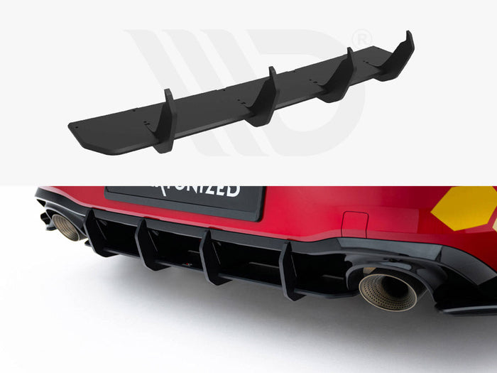Maxton Design - Street PRO Rear Diffuser V.2 Volkswagen Golf GTI Clubsport Mk8 Facelift