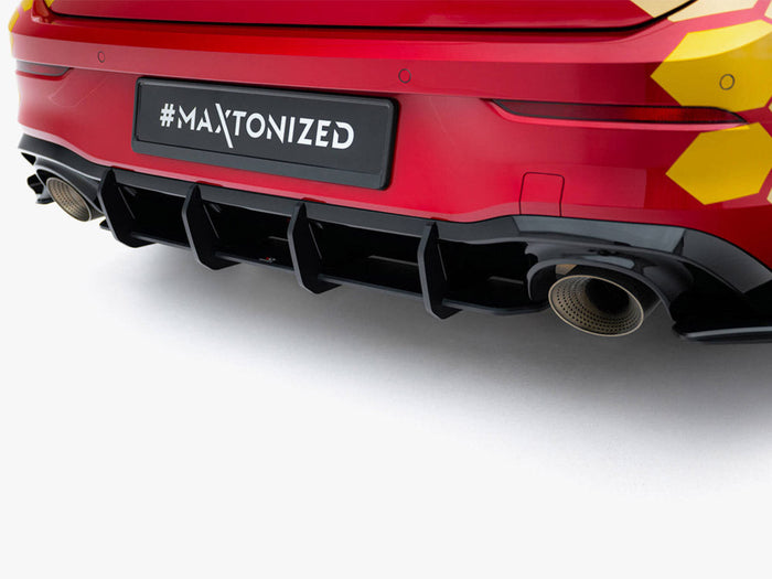 Maxton Design - Street PRO Rear Diffuser V.2 Volkswagen Golf GTI Clubsport Mk8 Facelift