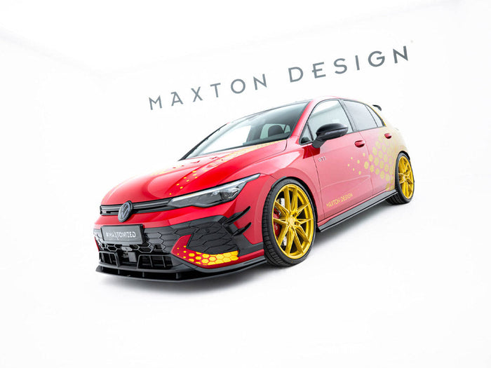 Maxton Design - Street PRO Front Splitter Volkswagen Golf GTI Clubsport Mk8 Facelift