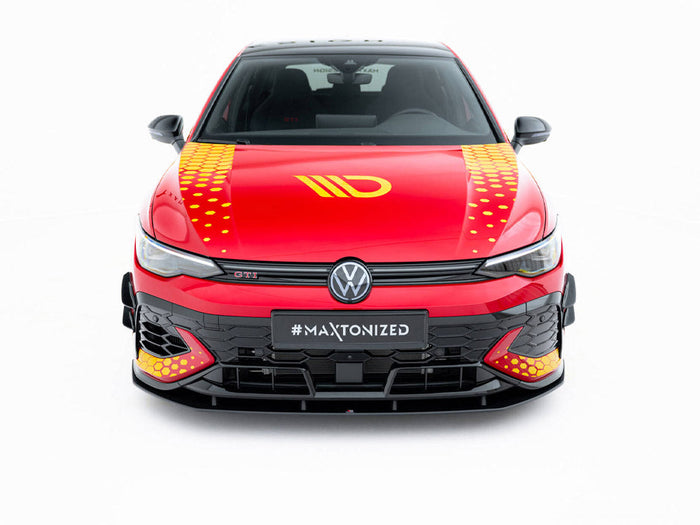 Maxton Design - Street PRO Front Splitter Volkswagen Golf GTI Clubsport Mk8 Facelift