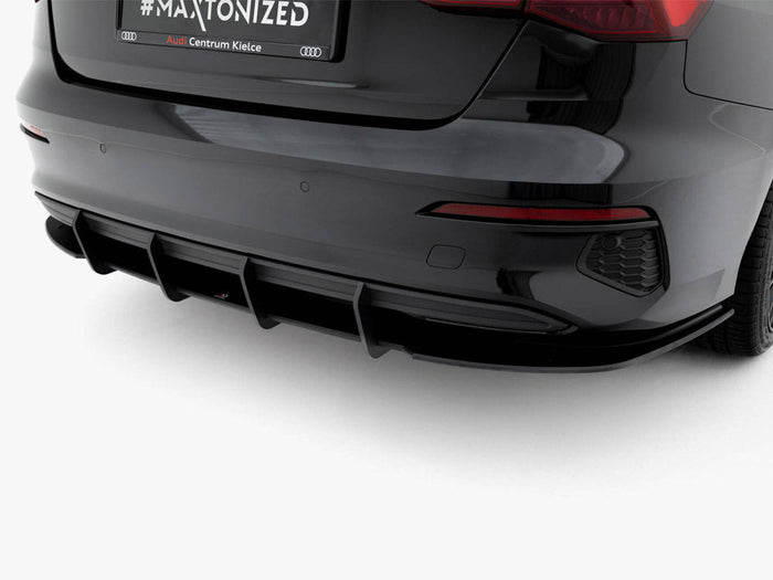 Maxton Design - Street PRO Rear Diffuser Audi A3 Sedan 8Y
