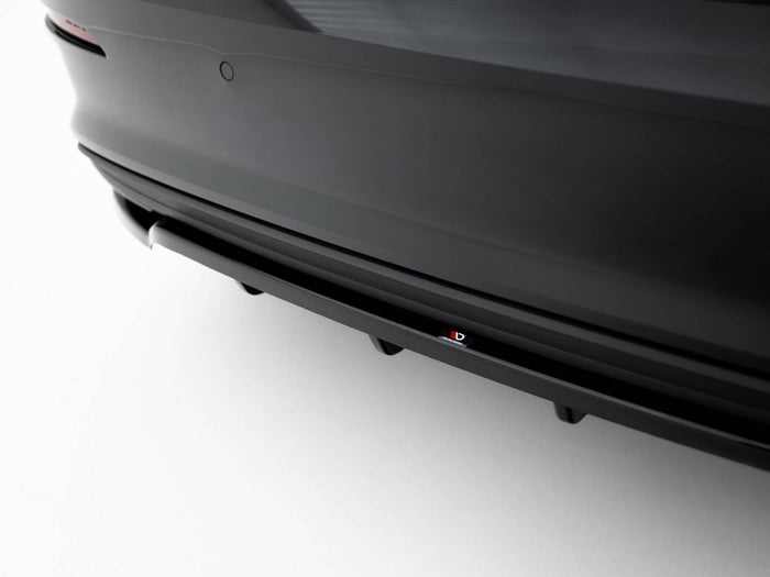 Audi A3 Sedan 8Y Rear Splitter (Vertical Bars) - Maxton Design