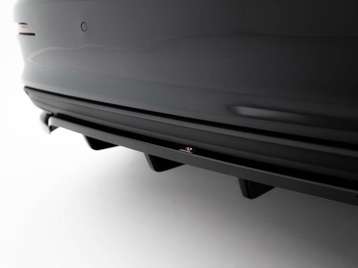 Audi A3 Sedan 8Y Rear Splitter (Vertical Bars) - Maxton Design