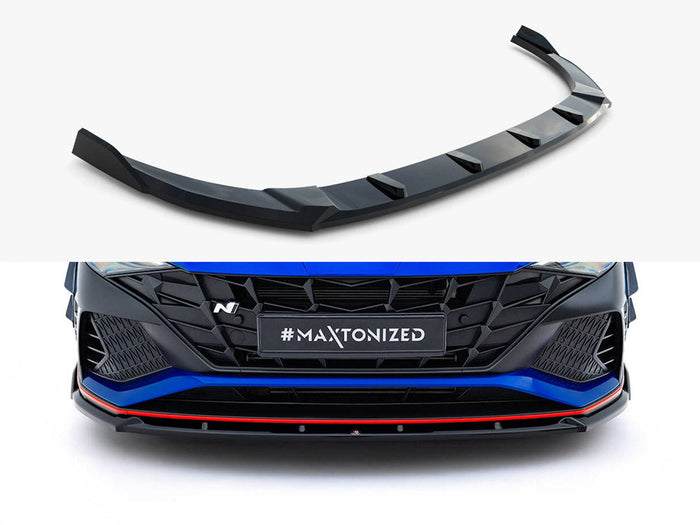 Maxton Design - Front Splitter V.2 Hyundai Elantra N Mk7