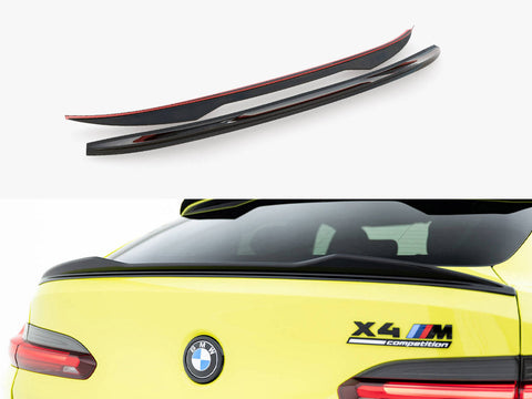 Maxton Design - Bottom Spoiler CAP 3D BMW X4 M F98 Facelift