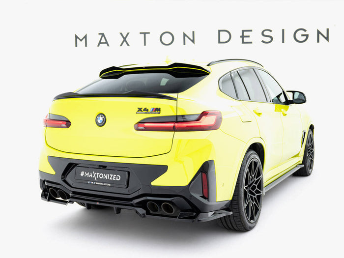 Maxton Design - Bottom Spoiler CAP 3D BMW X4 M F98 Facelift