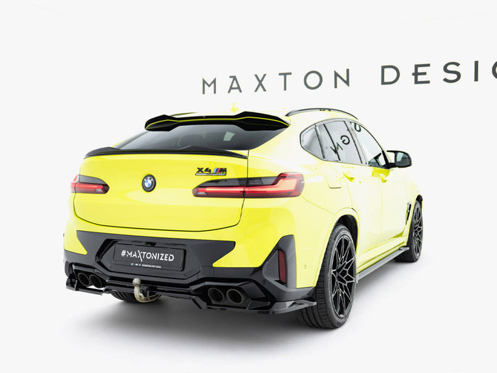 BMW X4M F98 Facelift Rear Splitter (Vertical Bars) - Maxton Design