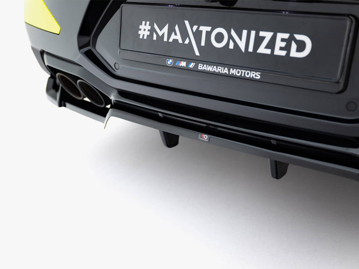 BMW X4M F98 Facelift Rear Splitter (Vertical Bars) - Maxton Design