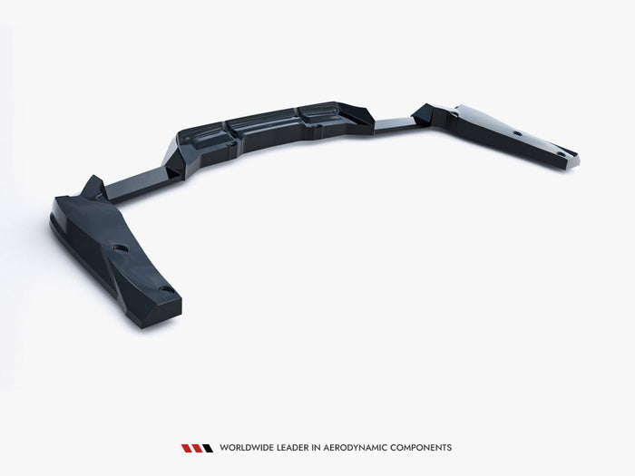 BMW X4M F98 Facelift Rear Splitter (Vertical Bars) - Maxton Design