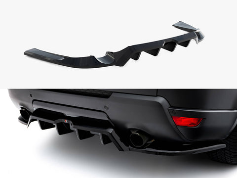 Rear Splitter (Vertical Bars) Land Rover Range Rover Sport Mk2 - Maxton Design