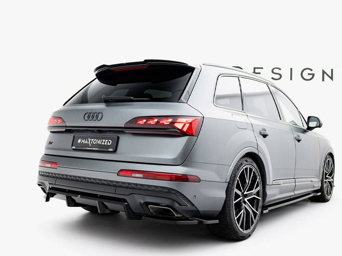 Maxton Design - Rear Splitter (Vertical Bars) Audi Q7 S-Line Mk2 Facelift 2